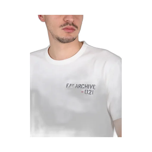 Fay Logo Printed Crewneck T-Shirt