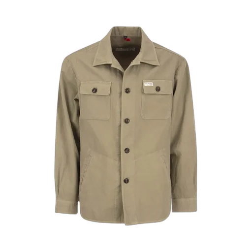 Fay Buttoned Long-Sleeved Shirt