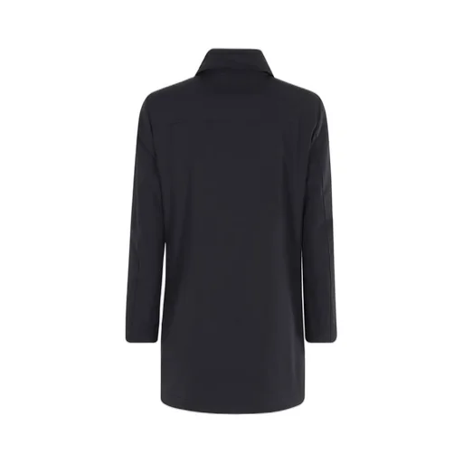 Fay Logo-Patch Long-Sleeved Coat
