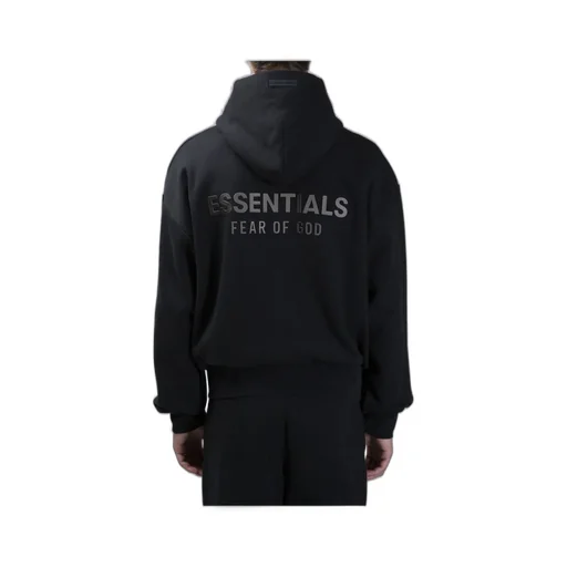 Fear Of God Essentials Classic Fit Fleece Zip-Up Hoodie