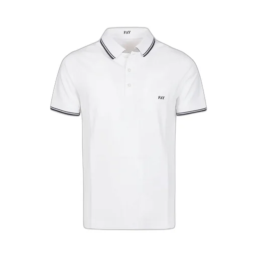 Fay Logo-Embroidered Short-Sleeved Polo Shirt