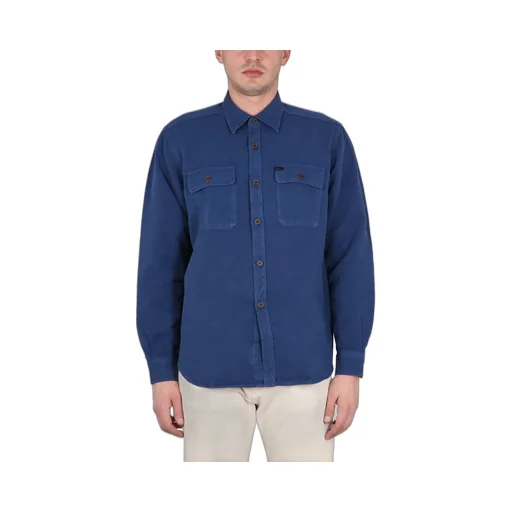 Fay Buttoned Long-Sleeved Shirt