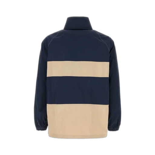 Fay Striped Zip-Up Casual Jacket