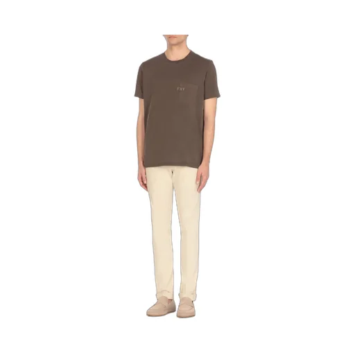 Fay Pocket Crew Neck T-Shirt