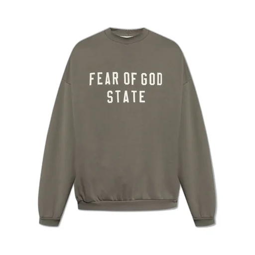 Fear Of God Essentials Logo Embroidered Crewneck Sweatshirt