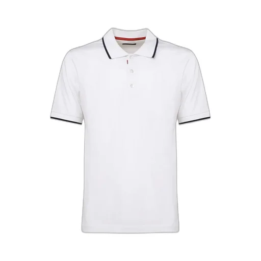 Fay Button Detailed Short-Sleeved Polo Shirt