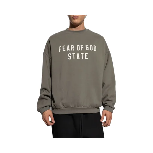 Fear Of God Essentials Logo Embroidered Crewneck Sweatshirt