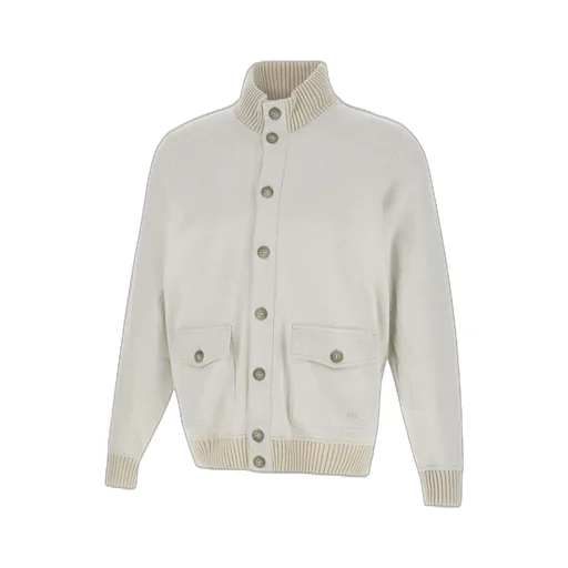 Fay Ribbed Collar Jacket