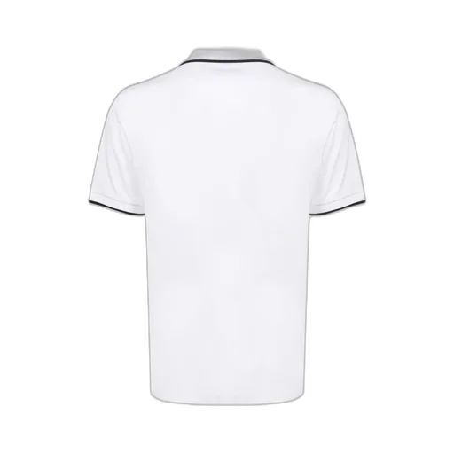 Fay Button Detailed Short-Sleeved Polo Shirt