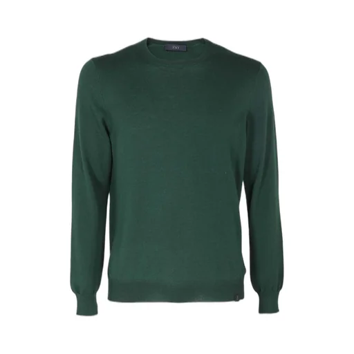 Fay Crewneck Straight Hem Jumper