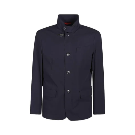 Fay Button-Up Shirt With Toggle Detail