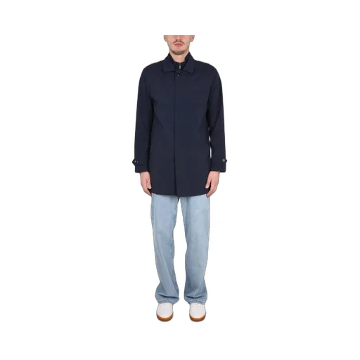 Fay Single-Breasted Long-Sleeved Coat