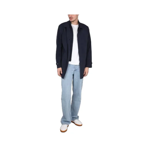 Fay Single-Breasted Long-Sleeved Coat