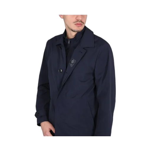 Fay Single-Breasted Long-Sleeved Coat