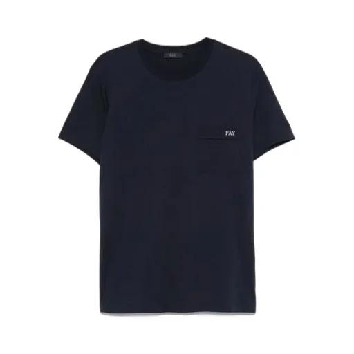Fay Pocket Crew Neck T-Shirt