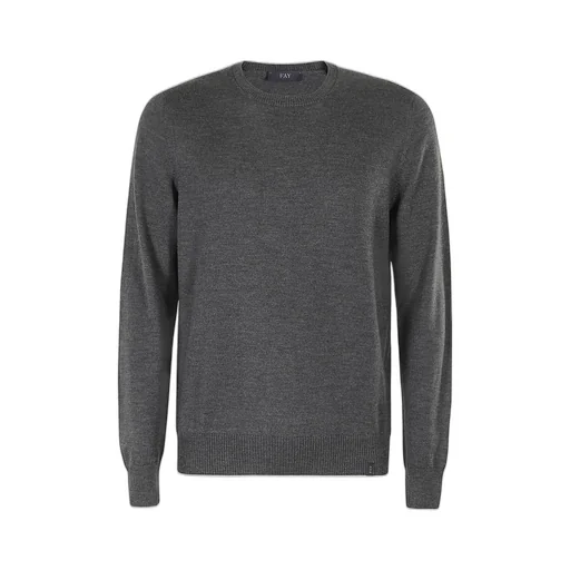 Fay Crewneck Knit Sweater