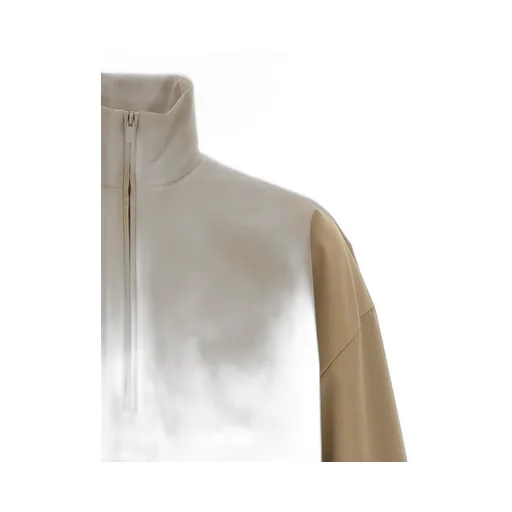 Fear Of God Essentials Logo-Printed Half-Zip Jacket