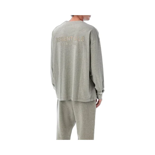 Fear Of God Essentials Logo Plaque Long-Sleeved T-Shirt