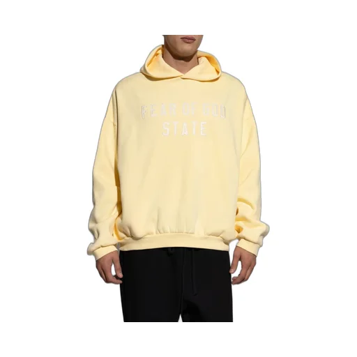 Fear Of God Essentials Logo Embroidered Hoodie