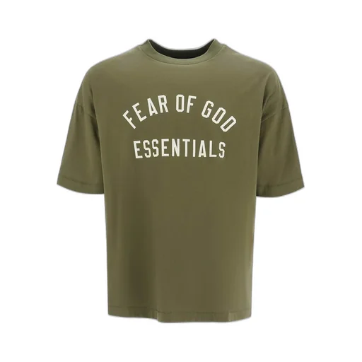 Fear Of God Essentials Logo Printed Crewneck T-Shirt
