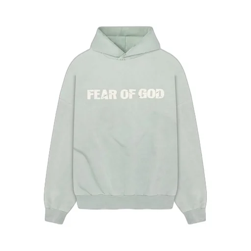 Fear Of God Long-Sleeved Logo Printed Hoodie