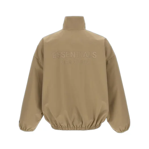 Fear Of God Essentials Logo-Printed Half-Zip Jacket