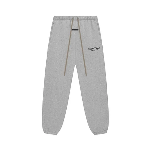 Fear Of God Essentials Logo Printed Fleece Hoodie