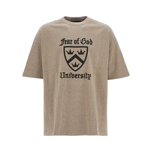 Fear Of God Essentials Logo Printed Crewneck T-Shirt