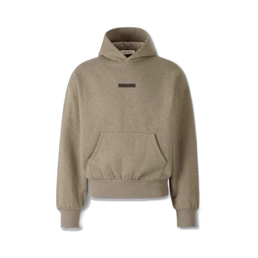 Fear Of God Essentials Logo Patch Knitted Hoodie