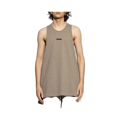 Fear Of God Essentials Logo Label Tank Top
