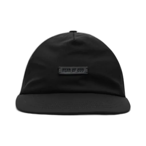 Fear Of God Logo-Patch Flat Brim Baseball Cap