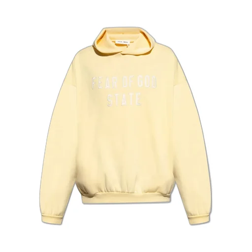 Fear Of God Essentials Logo Embroidered Hoodie