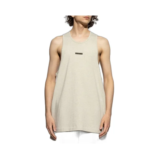 Fear Of God Essentials Logo Label Tank Top