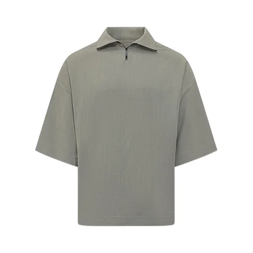Fear Of God Short Sleeved Zip-Detailed Polo Shirt