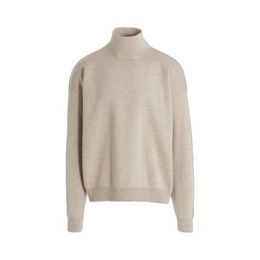 Fear Of God Logo Patch Turtle Neck Jumper