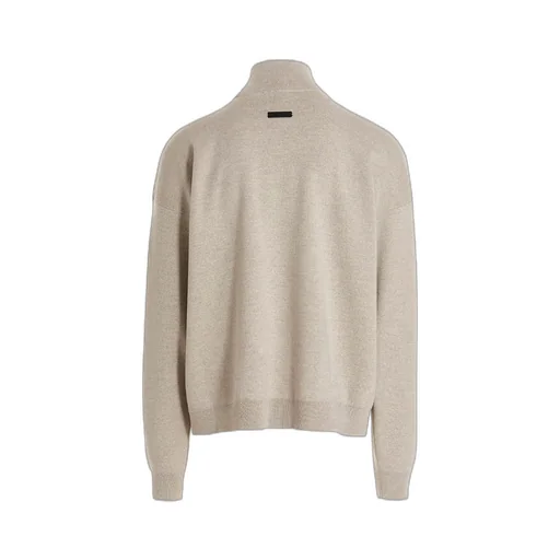 Fear Of God Logo Patch Turtle Neck Jumper