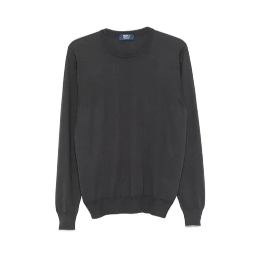 Fedeli Ribbed Crew Neck Knitwear