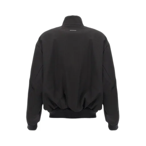 Fear Of God Logo Plaque Zip-Up Bomber Jacket