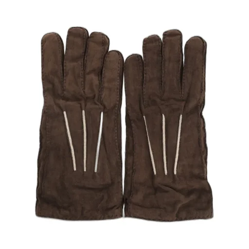 Fedeli Suede Cashmere-Lined Gloves