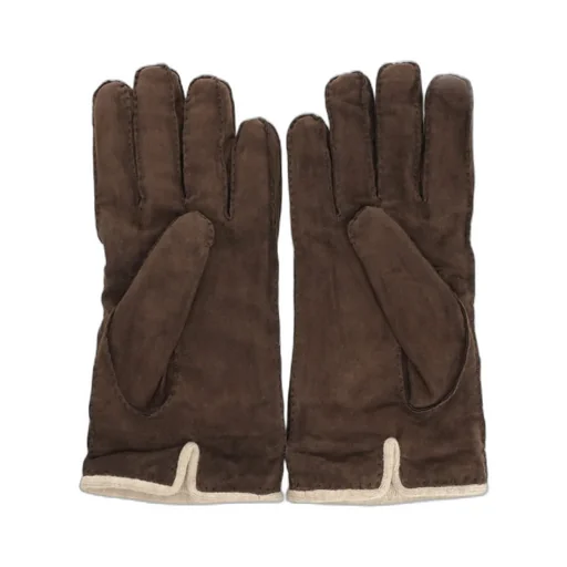 Fedeli Suede Cashmere-Lined Gloves