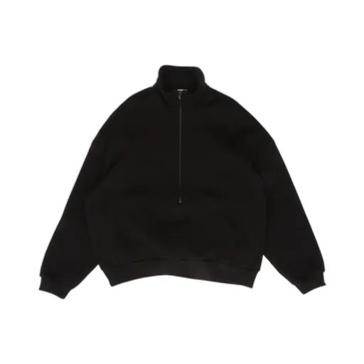 Fear Of God Fleece Half Zip Mockneck Sweatshirt