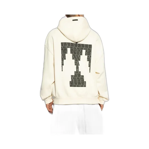 Fear Of God Logo Plaque Long-Sleeved Hoodie