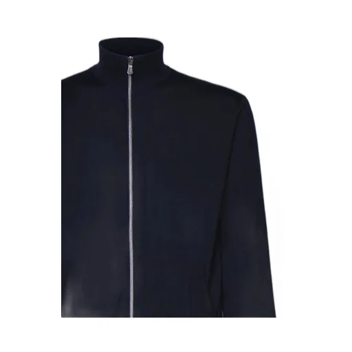 Fedeli Full-Zip Mock Neck Sweater