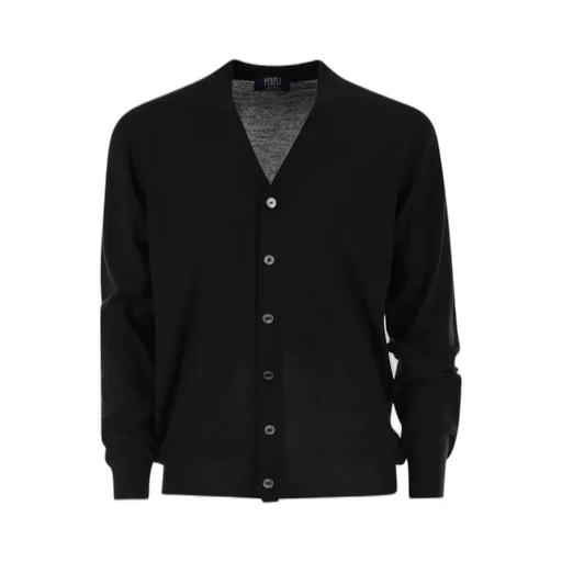 Fedeli Lightweight Virgin Wool Cardigan