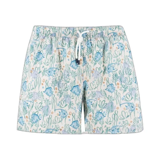 Fedeli Printed Swimming Boxer Shorts