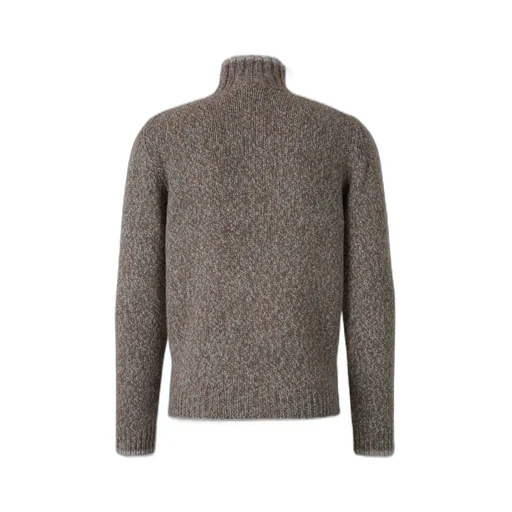 Fedeli Ribbed High-Collar Knitwear