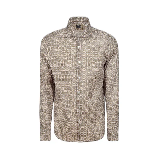 Fedeli Patterned Long Sleeve Shirt
