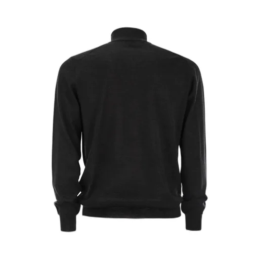 Fedeli High Neck Zip Fastened Cardigan