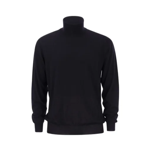 Fedeli Virgin Wool Turtleneck Knitwear