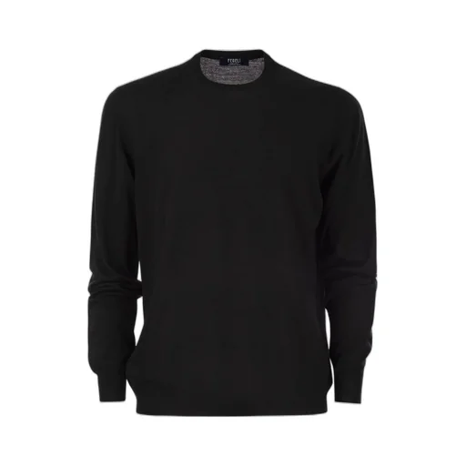 Fedeli Superfine Wool Crew Neck Knitwear